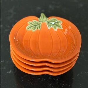 Pampered Chef Pumpkin Bowls (4) Simple Additions